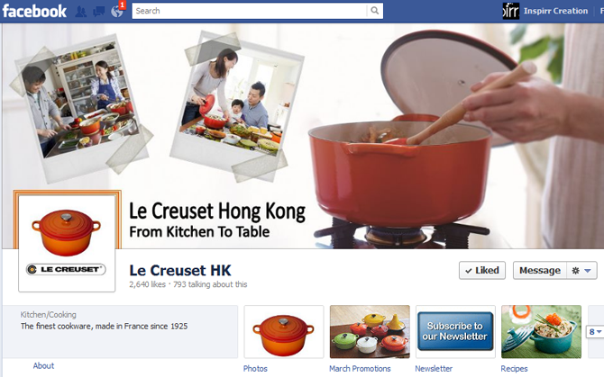 Hong Kong Facebook專頁設計